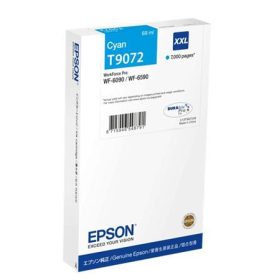   C13T907240 Tintapatron WF-6090, WF-6590 nyomtatókhoz, EPSON, cián, 7k (TJE907240)