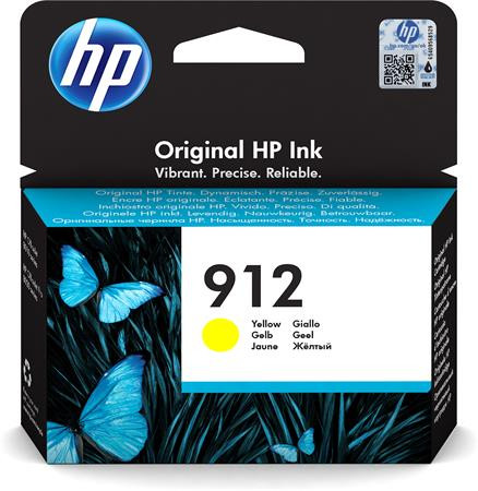 3YL79AE Tintapatron Officejet 8023 All-in-One nyomtatókhoz, HP 912, sárga, 315 oldal (TJH3YL79A)