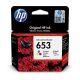 3YM74AE Tintapatron DeskJet Plus Ink Advantage 6075 All-in-One nyomtatóhoz, HP 653, c+m+y, 200 oldal (TJH3YM74A)