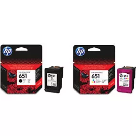   C2P10AE Tintapatron Deskjet Ink Advantage 5575 nyomtatóhoz, HP 651, fekete, 600 oldal (TJHC2P10A)