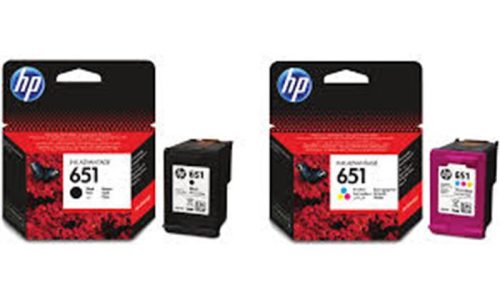 C2P11AE Tintapatron Deskjet Ink Advantage 5575 nyomtatóhoz, HP 651, színes, 300 oldal (TJHC2P11A)
