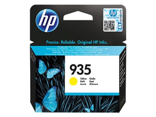 C2P22AE Tintapatron OfficeJet Pro 6830 nyomtatóhoz, HP 935, sárga, 400 oldal (TJHC2P22A)