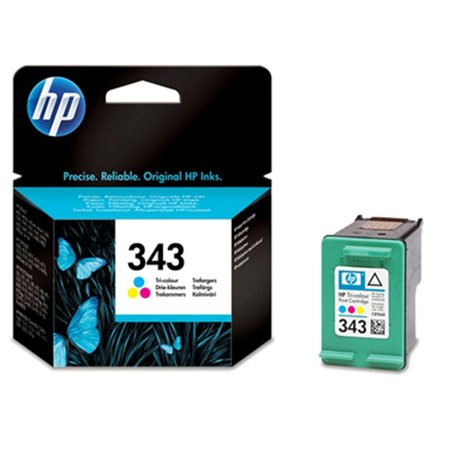 C8766EE Tintapatron DeskJet 460 mobil, 5740, 5940 nyomtatókhoz, HP 343, színes, 7ml (TJHC8766E)