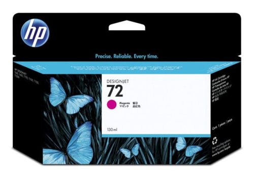 C9372A Tintapatron DesignJet T610, T640, T1100, T1100ps nyomtatókhoz, HP 72, magenta, 130 ml (TJHC9372A)