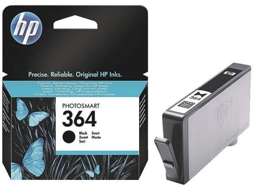 CB316EE Tintapatron Photosmart C5380, C6380, D5460 nyomtatókhoz, HP 364, fekete, 250 oldal (TJHCB316E)