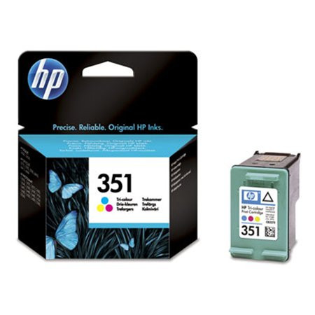 CB337EE Tintapatron DeskJet D4260, OfficeJet J5780 nyomtatókhoz, HP 351, színes, 3,5ml (TJHCB337E)