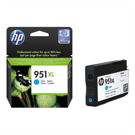 CN046AE Tintapatron OfficeJet Pro 8100 nyomtatóhoz, HP 951xl, cián, 1,5k (TJHCN046A)