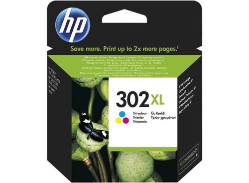 F6U67AE Tintapatron DeskJet 2130 nyomtatókhoz, HP 302XL, színes, 8ml (TJHF6U67A)