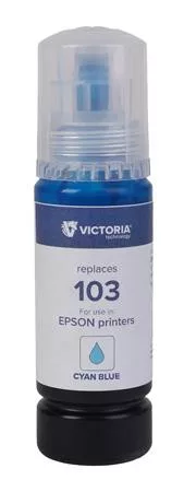 T00S24A Tinta EcoTank L3110, L3150, L1110 nyomtatókhoz, VICTORIA TECHNOLOGY 103, cián, 65 ml (TJV103C)