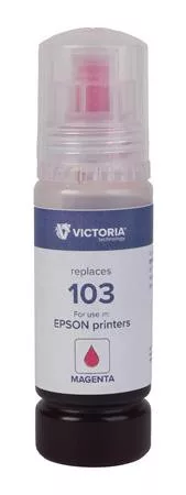 T00S34A Tinta EcoTank L3110, L3150, L1110 nyomtatókhoz, VICTORIA TECHNOLOGY 103, magenta, 65 ml (TJV103M)