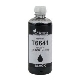   T66414 Tinta, L100, 200mfp nyomtatókhoz, VICTORIA TECHNOLOGY, fekete, 100ml (TJV246)