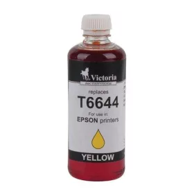   T66444 Tinta, L100, 200mfp nyomtatókhoz, VICTORIA TECHNOLOGY, sárga, 100ml (TJV249)