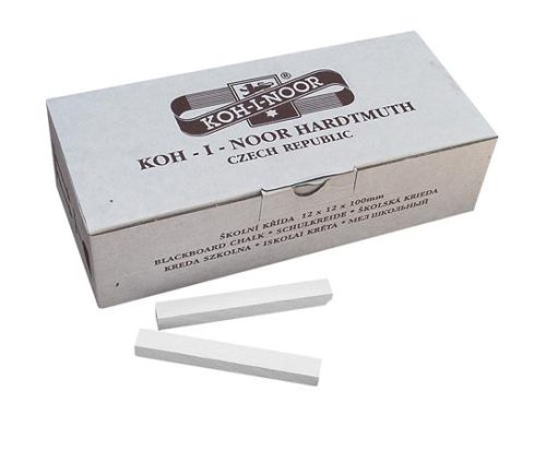Táblakréta, szögletes, KOH-I-NOOR, fehér (TKOH111502)