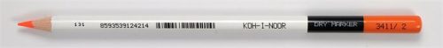 Szövegkiemelő ceruza, KOH-I-NOOR 3411, narancssárga (TKOH3411N)