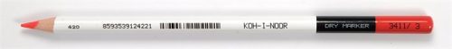 Szövegkiemelő ceruza, KOH-I-NOOR 3411, piros (TKOH3411P)