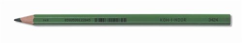 Színes ceruza, hatszögletű, vastag, KOH-I-NOOR 3424, zöld (TKOH3424)