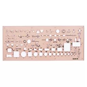   Elektronikai sablon, műanyag, KOH-I-NOOR 703071 (TKOH703071)