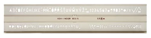 Betűsablon, 5 mm, KOH-I-NOOR (TKOH748035)