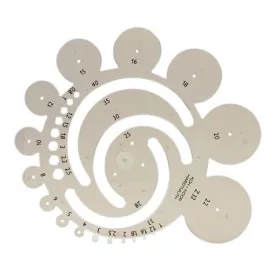 Radius sablon, műanyag, KOH-I-NOOR z32 (TKOH749002)