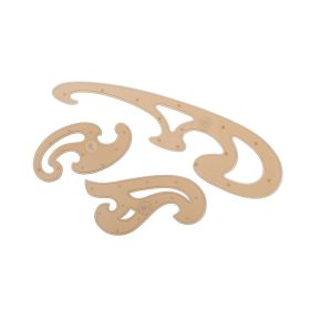 Görbevonalzó készlet, műanyag, KOH-I-NOOR (TKOH750068)