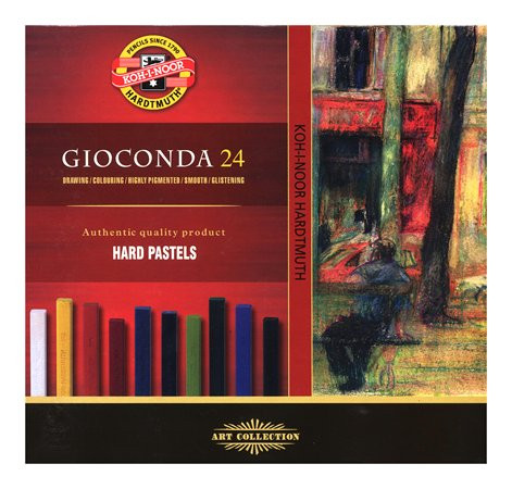 Olajpasztell kréta, KOH-I-NOOR Gioconda 8114/24, 24 különböző szín (TKOH8114)