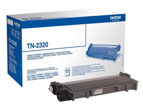TN2320 Lézertoner HL L2300D, DCP L2500D nyomtatókhoz, BROTHER, fekete, 2,6k (TOBTN2320)