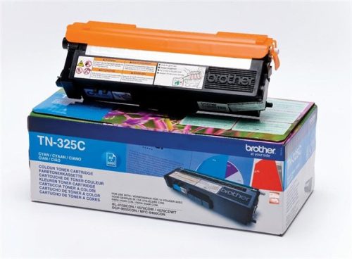 TN325C Lézertoner HL 4150CDN, 4570CDW nyomtatókhoz, BROTHER, cián, 3,5k (TOBTN325C)