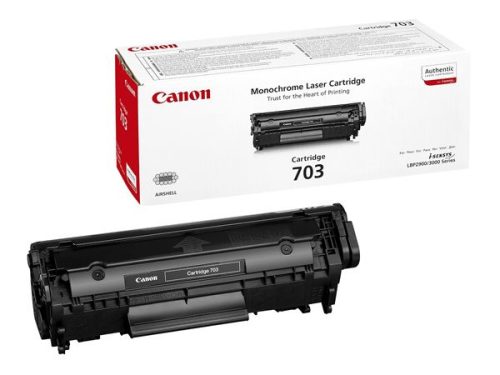 CRG-703B Lézertoner i-SENSYS LBP 2900, 3000 nyomtatókhoz, CANON, fekete, 2k (TOCCRG703)