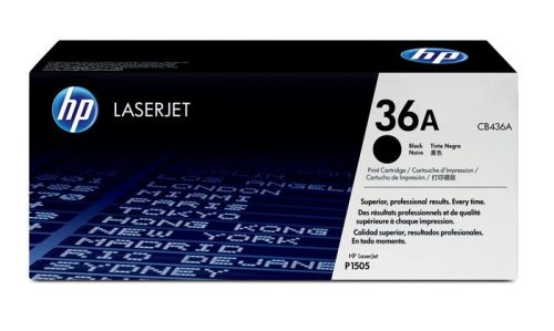 CB436A Lézertoner LaserJet P1505, 1505n, M1522 nyomtatókhoz, HP 36A, fekete, 2k (TOHPCB436A)