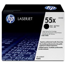   CE255X Lézertoner LaserJet P3015 nyomtatóhoz, HP 55X, fekete, 12,5k (TOHPCE255X)