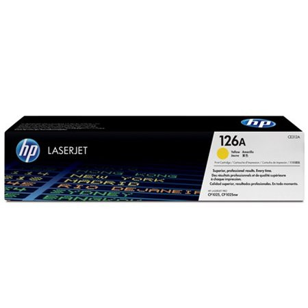 CE312A Lézertoner ColorLaserJet Pro CP1025 nyomtatóhoz, HP 126A, sárga, 1k (TOHPCE312A)