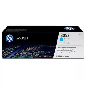   CE411A Lézertoner LaserJet Pro 300 MFP M375 nyomtatóhoz, HP 305A, cián, 2,6k (TOHPCE411A)