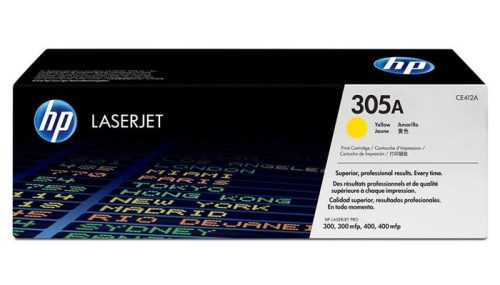 CE412A Lézertoner LaserJet Pro 300 MFP M375 nyomtatóhoz, HP 305A, sárga, 2,6k (TOHPCE412A)