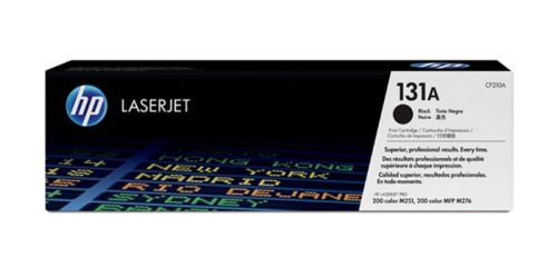 CF210A Lézertoner LaserJet Pro 200 M276N nyomtatóhoz, HP 131A, fekete, 1,6k (TOHPCF210A)