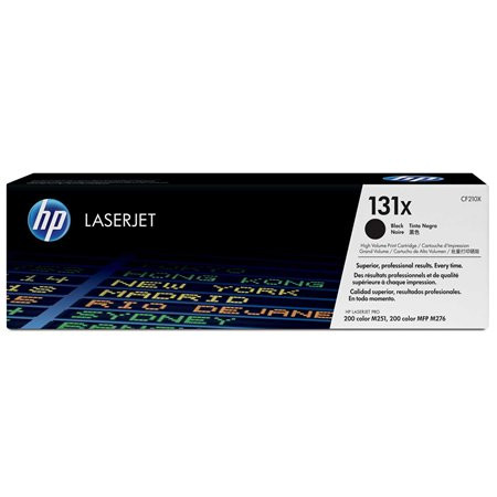 CF210X Lézertoner LaserJet Pro 200 M276N nyomtatóhoz, HP 131X, fekete, 2,4k (TOHPCF210X)