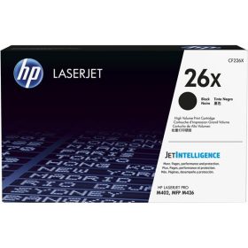   CF226X Lézertoner LaserJet Pro M402, 426 nyomtatókhoz, HP 26X, fekete, 9k (TOHPCF226X)