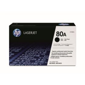   CF280A Lézertoner LaserJet Pro 400 M401 sorozat, M425 nyomtatókhoz, HP 80A, fekete, 2,7k (TOHPCF280A)