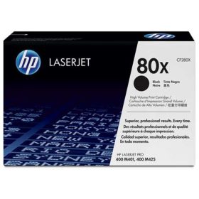   CF280X Lézertoner LaserJet Pro 400 M401 sorozat, M425 nyomtatókhoz, HP 80X, fekete, 6,9k (TOHPCF280X)