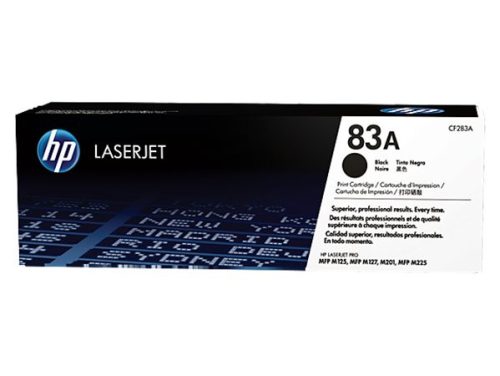 CF283A Lézertoner LaserJet Pro M125, M126, M127, M128 nyomtatókhoz, HP 83A, fekete, 1,5k (TOHPCF283A)