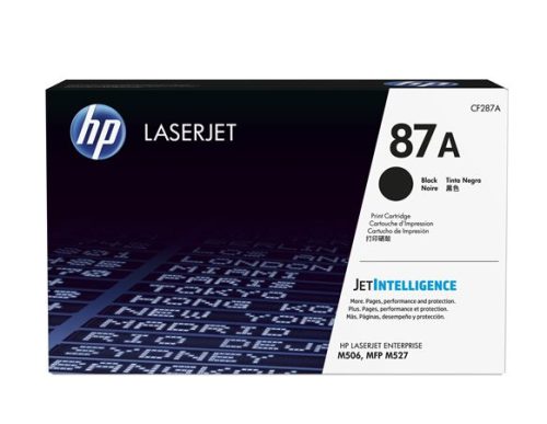 CF287A Lézertoner LaserJet M506, M527 nyomtatókhoz, HP 87A, fekete, 9k (TOHPCF287A)
