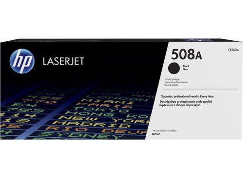 CF360A Lézertoner Color LaserJet Enterprise M552, M553 nyomtatóhoz, HP 508A, fekete, 6k (TOHPCF360A)