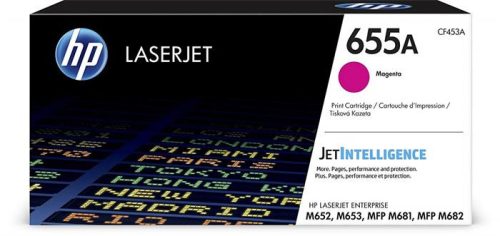CF453A Lézertoner Color LaserJet M681, M682 nyomtatókhoz, HP 655A, magenta, 10,5k (TOHPCF453A)