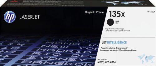 W1350X Lézertoner LaserJet M209, MFP M234 nyomtatókhoz, HP 135X, fekete, 2,4k (TOHPW1350X)