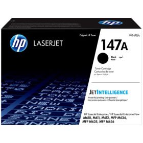   W1470A Lézertoner HP Laserjet Enterprise M611DN, M635H nyomtatókhoz, HP 147A, fekete, 10,5k (TOHPW1470A)