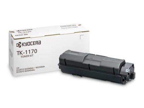 TK1170 Lézertoner M2040DN, 2540DN, 2640IDW nyomtatókhoz, KYOCERA, fekete, 7,2k (TOKYT1170B)