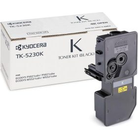   TK5230 Lézertoner M5521CDN, 5521CDW, P5021CDN, 5021CDW nyomtatókhoz, KYOCERA, fekete, 2,6k (TOKYT5230B)