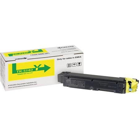 TK5140Y Lézertoner P6130cdn, M6030cdn, M6530cdn nyomtatókhoz, KYOCERA, sárga, 5k (TOKYTK5140Y)