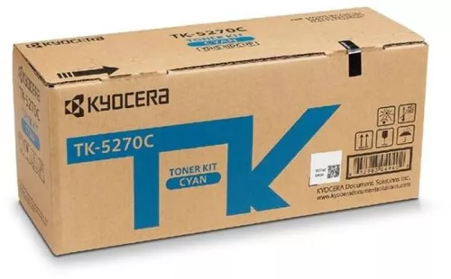 TK5270C Lézertoner ECOSYS M6230cidn, P6230cdn nyomtatókhoz, KYOCERA, cián, 6K (TOKYTK5270C)