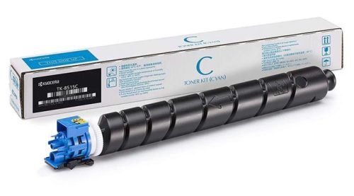 TK8515C Lézertoner TASKalfa 5052ci, 6052ci nyomtatókhoz, KYOCERA, cián, 20k (TOKYTK8515C)
