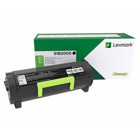   51B2000 Lézertoner MS/317/417/517/617 nyomtatókhoz, LEXMARK, fekete, 2,5k (return) (TOLMS317B)